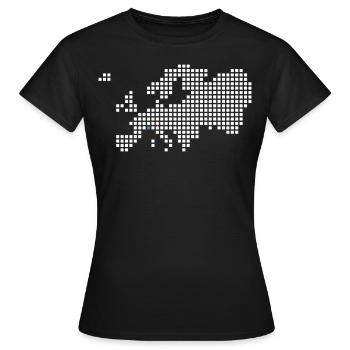 Marseille Nice Toulon Cannes - Frauen T-Shirt - Schwarz - Vorne - AI Model Female 172 dark (172cm)