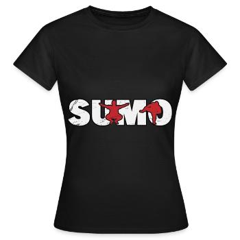 Sumo - Women's T-Shirt - black - Front - AI Model Female 172 dark (172cm)