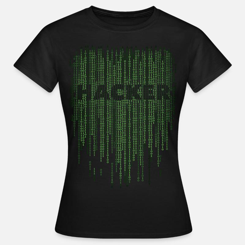 Hacker matrix - Women's T-Shirt - black