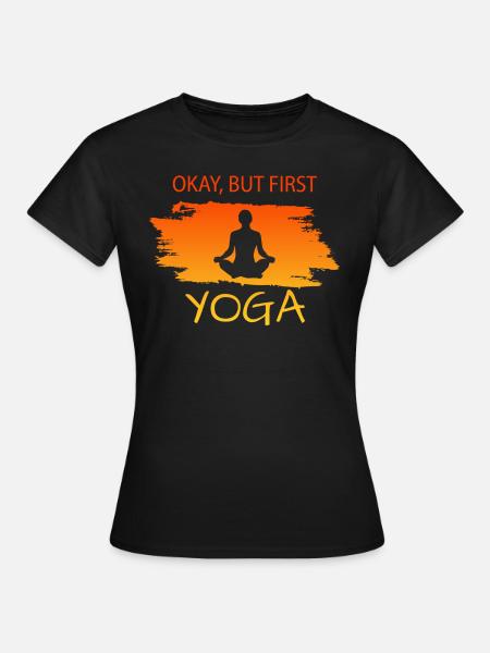 YOGA - Frauen T-Shirt - Schwarz