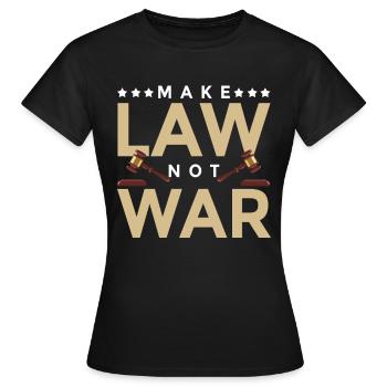 Lawyer Lawyer Legal Advice Law - Women's T-Shirt - black - Front - AI Model Female 172 dark (172cm)