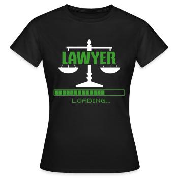 Lawyer Lawyer Legal Advice Law - Women's T-Shirt - black - Front - AI Model Female 172 dark (172cm)
