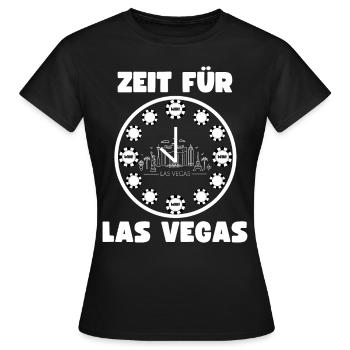 Las Vegas Casino Automaten Spiele Vegas - Frauen T-Shirt - Schwarz - Vorne - AI Model Female 172 dark (172cm)
