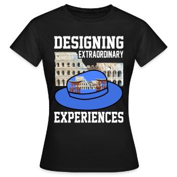 Guide touristique Guide de voyage Guide de la ville - T-shirt Femme - noir - Devant - AI Model Female 172 dark (172cm)