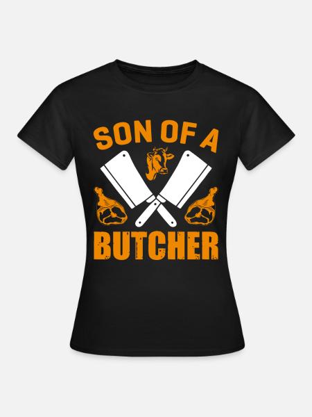 Metzger Metzgermeister Metzgerei Fleischer - Frauen T-Shirt - Schwarz