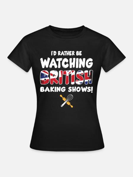 Britisch Baking Show - Frauen T-Shirt - Schwarz