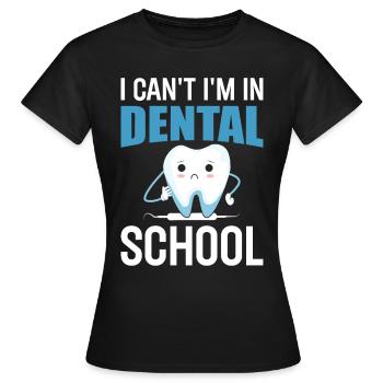Dental Zahnarzt Dentalmedizin Zahnmedizin - Frauen T-Shirt - Schwarz - Vorne - AI Model Female 172 dark (172cm)