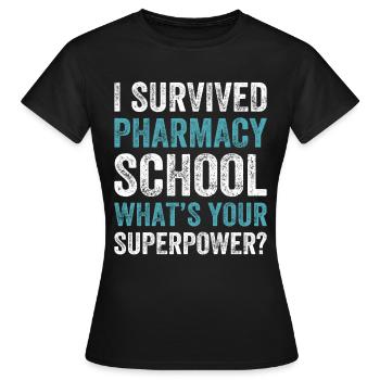 Apotheker Apothekerin Medizin Tabletten Pillen - Frauen T-Shirt - Schwarz - Vorne - AI Model Female 172 dark (172cm)