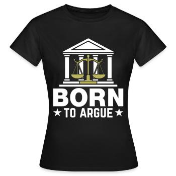 Avocat Avocat Tenues de droit - T-shirt Femme - noir - Devant - AI Model Female 172 dark (172cm)
