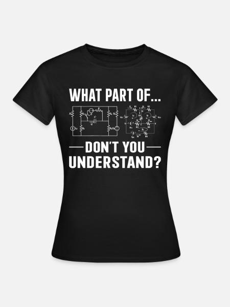 Elektriker Spruch Handwerker - Frauen T-Shirt - Schwarz