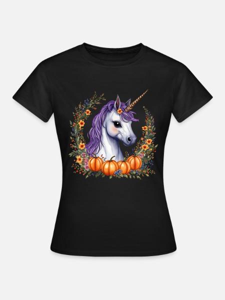 halloween pony - Women's T-Shirt - black