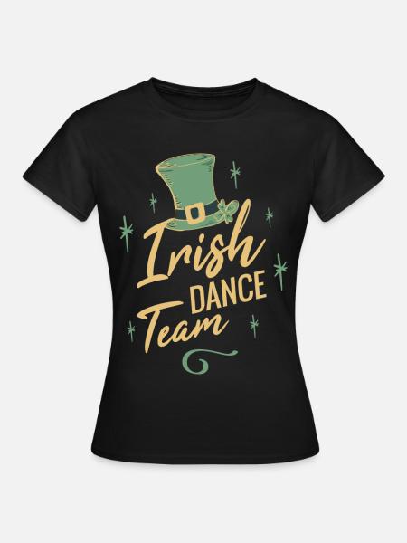 Irish Dance Team - Frauen T-Shirt - Schwarz