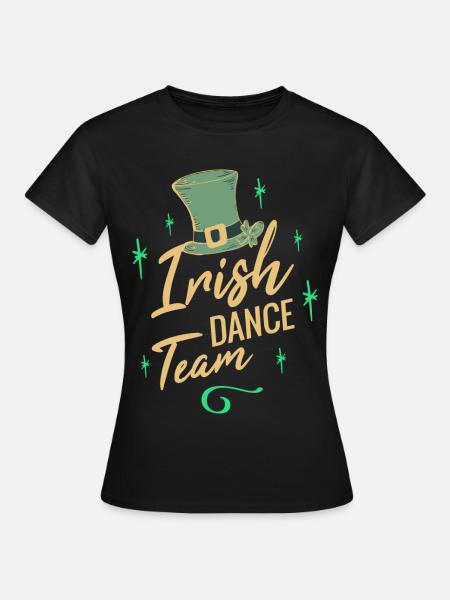 Irish Dance Team - Frauen T-Shirt - Schwarz