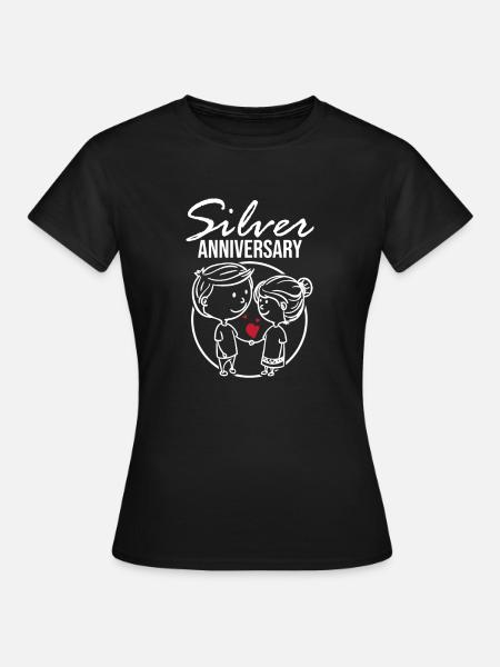 Silver wedding - Women's T-Shirt - black
