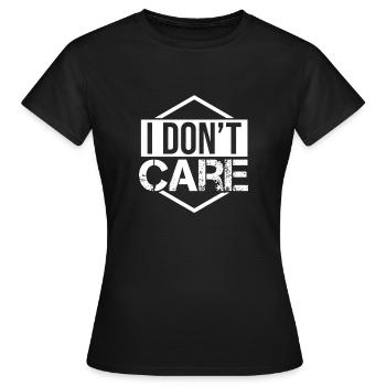 I'm not interested - Women's T-Shirt - black - Front - AI Model Female 172 dark (172cm)
