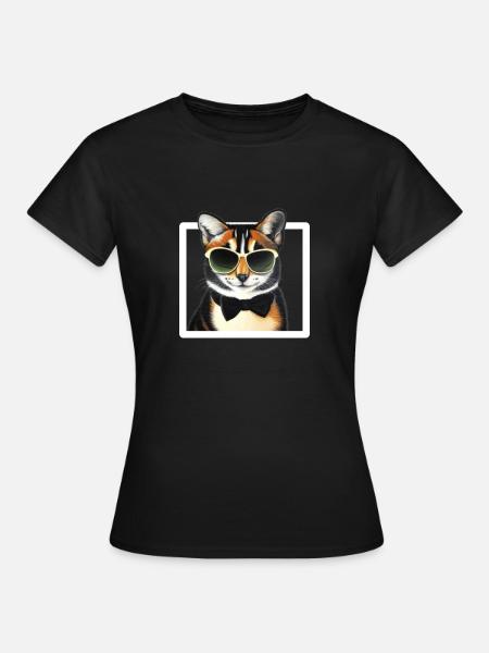 Coolste Katze - Frauen T-Shirt - Schwarz
