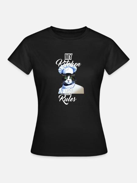 Cook cat - Women's T-Shirt - black