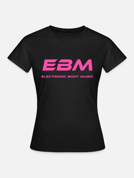 EBM rose - T-shirt Femme - noir