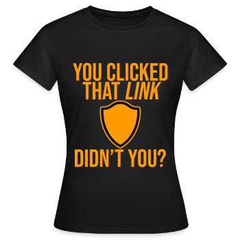 Vous avez cliqué sur ce lien, n’avez-vous pas 4 - T-shirt Femme - noir - Devant - AI Model Female 172 dark (172cm)