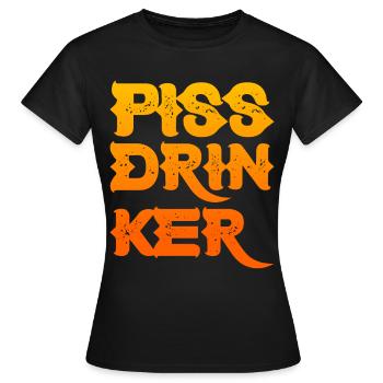 Piss Drinker 27 - Frauen T-Shirt - Schwarz - Vorne - AI Model Female 172 dark (172cm)