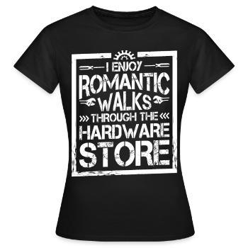 Romantic Walks Through The Hardware Store 22 - Frauen T-Shirt - Schwarz - Vorne - AI Model Female 172 dark (172cm)