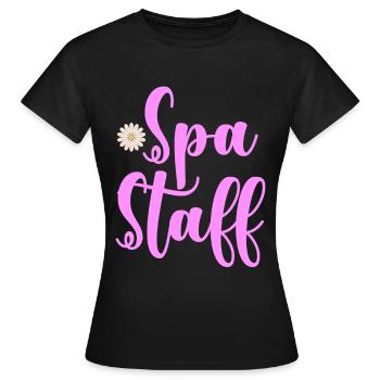 Spa Staff 4 - Frauen T-Shirt - Schwarz - Vorne - AI Model Female 172 dark (172cm)