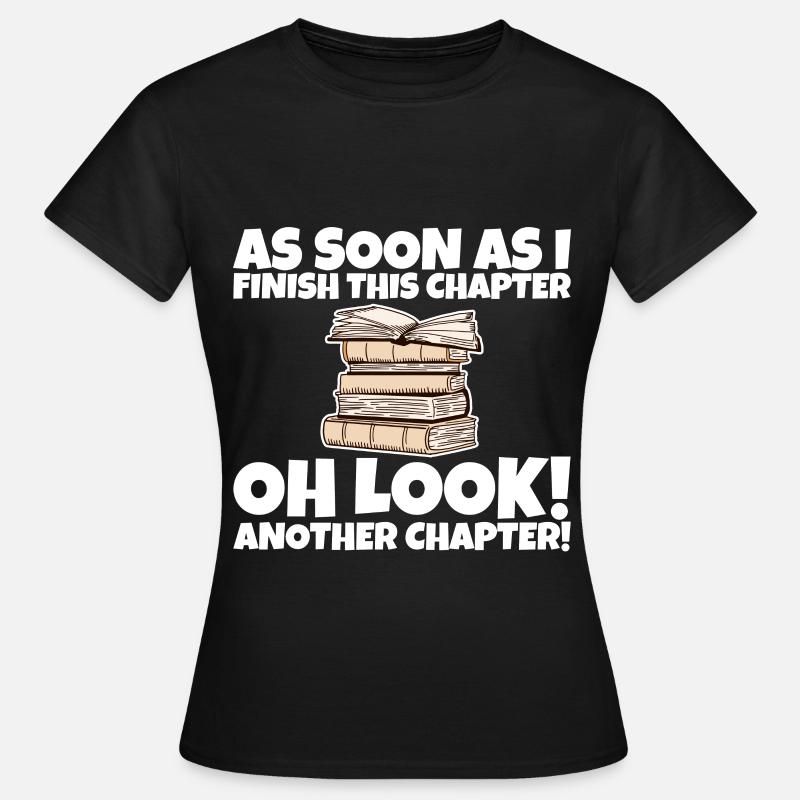 As Soon As I Finish This Chapter 2 - Women's T-Shirt - black