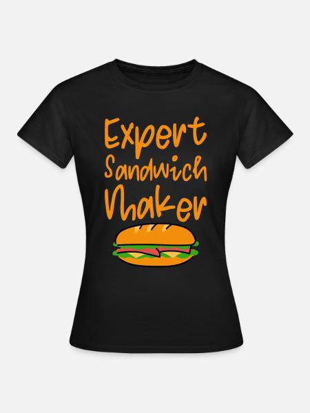 Expert Sandwich Maker 4 - Frauen T-Shirt - Schwarz