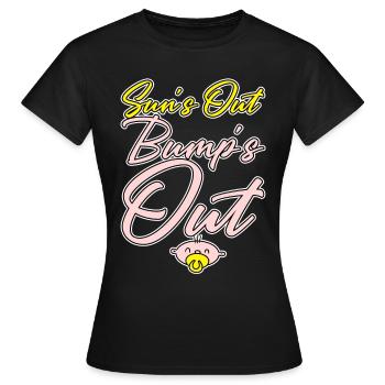 Sun's Out Bump's Out 4 - Frauen T-Shirt - Schwarz - Vorne - AI Model Female 172 dark (172cm)