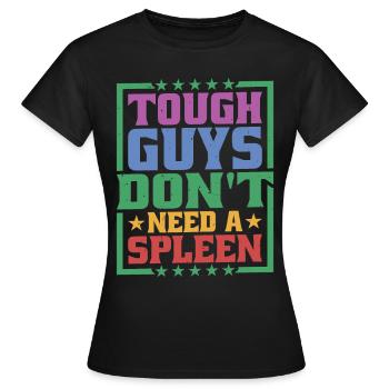 Les durs à cuire n’ont pas besoin de rate - T-shirt Femme - noir - Devant - AI Model Female 172 dark (172cm)