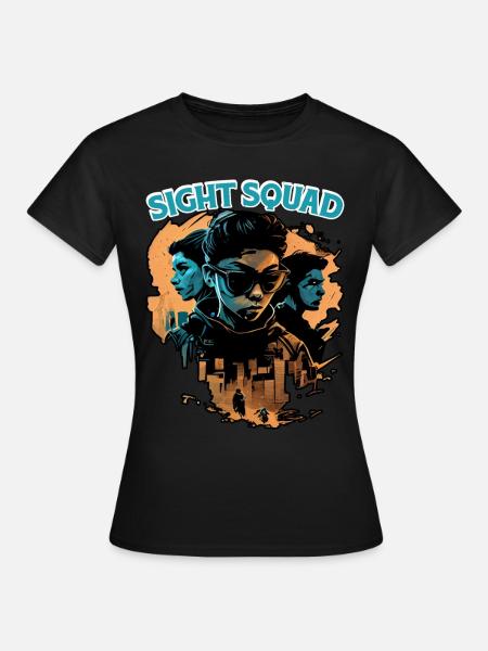 Sight Squad 6 - Frauen T-Shirt - Schwarz