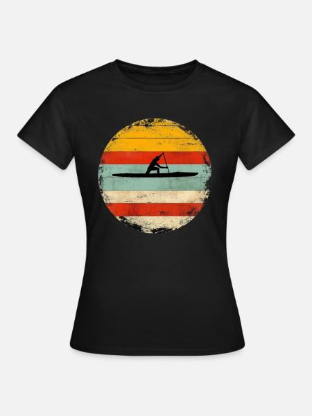 Canadian Canoe 2 - Frauen T-Shirt - Schwarz