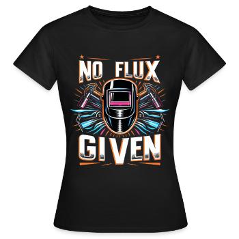 Pas de flux donné 21 - T-shirt Femme - noir - Devant - AI Model Female 172 dark (172cm)