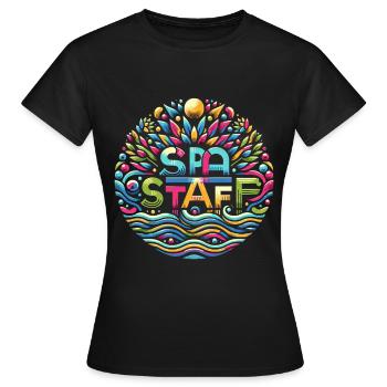 Spa Staff 6 - Frauen T-Shirt - Schwarz - Vorne - AI Model Female 172 dark (172cm)
