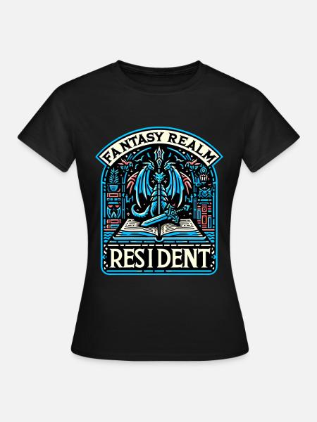 Fantasy Realm Resident 2 - Frauen T-Shirt - Schwarz