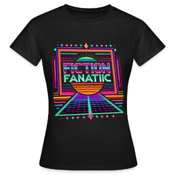 Fanatique de fiction 4 - T-shirt Femme - noir - Devant - AI Model Female 172 dark (172cm)