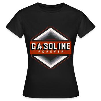 Gasoline Forever 14 - Women's T-Shirt - black - Front - AI Model Female 172 dark (172cm)