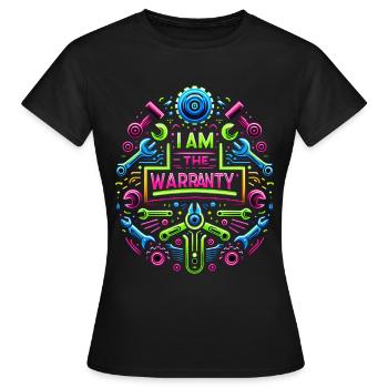 Je suis la garantie 46 - T-shirt Femme - noir - Devant - AI Model Female 172 dark (172cm)