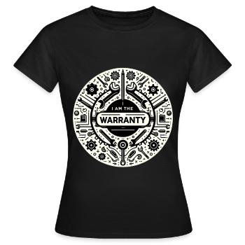 Je suis la garantie 45 - T-shirt Femme - noir - Devant - AI Model Female 172 dark (172cm)