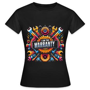 Je suis la garantie 47 - T-shirt Femme - noir - Devant - AI Model Female 172 dark (172cm)