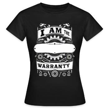 Je suis la garantie 48 - T-shirt Femme - noir - Devant - AI Model Female 172 dark (172cm)