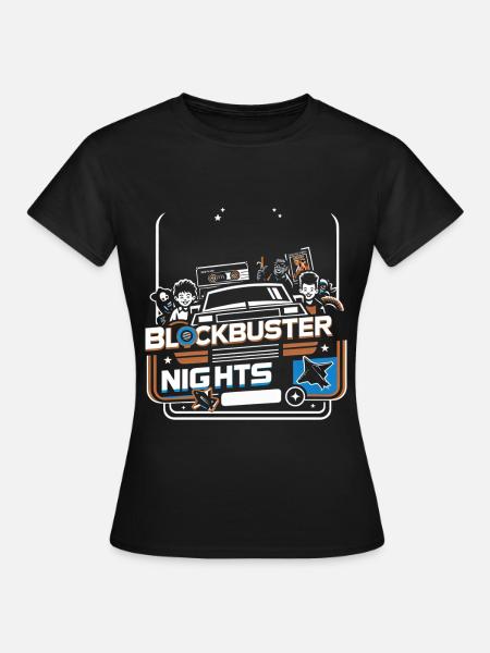 Blockbuster Nights - Frauen T-Shirt - Schwarz