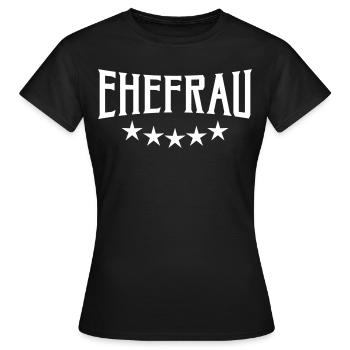 102 Meilleure épouse 5 étoiles - T-shirt Femme - noir - Devant - AI Model Female 172 dark (172cm)