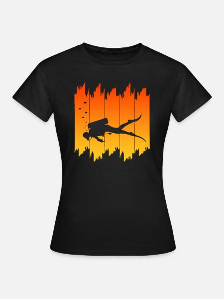 Scuba Diving - Frauen T-Shirt - Schwarz