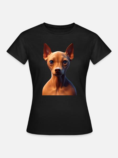 Miniature Pinscher Dog - Miniature Pinscher - T-shirt Femme - noir