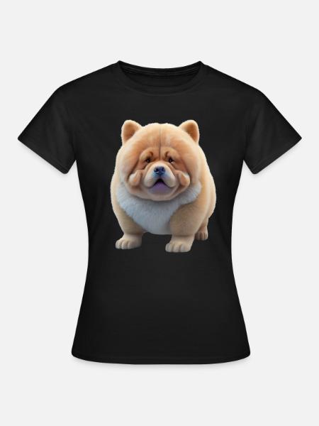 Chow Chow Koira - Chow Chow - Naisten t-paita - musta