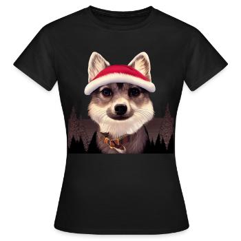 Alaskan Clover Kai Christmas - Women's T-Shirt - black - Front - AI Model Female 172 dark (172cm)