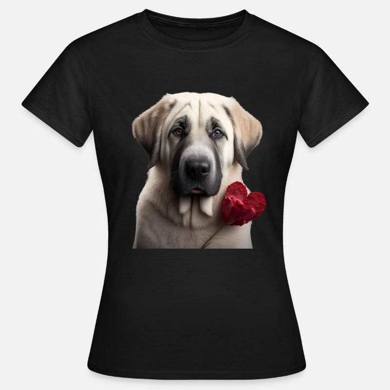 Kangal Saint-Valentin - T-shirt Femme - noir