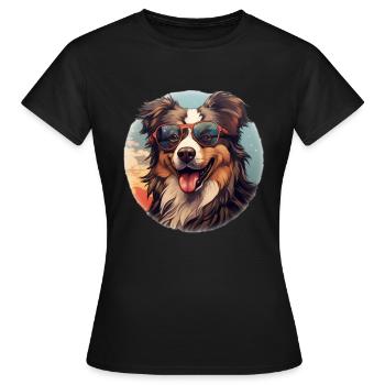 Berger Australien Cool - Berger Australien - T-shirt Femme - noir - Devant - AI Model Female 172 dark (172cm)