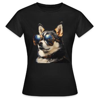 Alaskan Clover Kai Cool - Alaskan Clover Kai - Women's T-Shirt - black - Front - AI Model Female 172 dark (172cm)